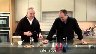 How to make a frappé coffee using an aerolatte milk frother [upl. by Palila]