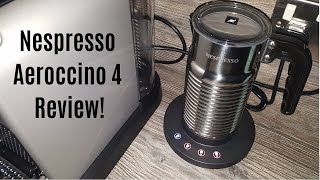 Nespresso Aeroccino 4 Milk Frother Review  Worth upgrading from the Aeroccino 3 [upl. by Airom]