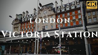 London Victoria Station Walk Through England 4K [upl. by Otiragram]