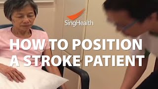 How To Position A Stroke Patient [upl. by Aicemed]