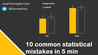 Ten Statistical Mistakes in 5 Min [upl. by Arahas]