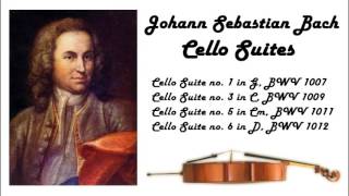 Johann Sebastian Bach  Cello suites in 432 Hz great for reading or studying [upl. by Myrtice]