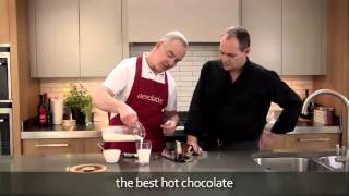 How to make a hot chocolate using an aerolatte milk frother [upl. by Watters]